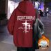 Pure Pure Pullover Hooded Sweatshirt Men Spri Autumn 2024 New Fleece-Lined Jacket American High Street Print Trendy Brand_viptrois.com