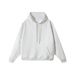 Men's Clothing Men's Vintage Heavyweight 450g Cotton Fleece Hooded Sweatshirt - Oversized Unisex Pullover Hoodie With Silver Fox Fleece Lining_viptrois.com