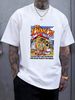 Big Johnson T Shirt, Graphic All Size, Graphic Art Shirt Painting T Shirt Summer Slightly Stretched Unisex Top For Everyday Wear Versatile Fashion_viptrois.com