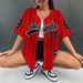 Men's 3D Digital Print Baseball Jacket Short Sleeved Cardigan European American Street Style Casual Sports Jersey_viptrois.com