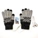 Heating Gloves Electric heating gloves 5-finger knitted jacquard touch screen thickened with fleece USB warm gloves for outdoor warmth_viptrois.com