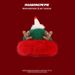 Christmas hat cute antlers plush thickened warm knitted hat men's and women's plush versatile gift ear protection wool hat_viptrois.com