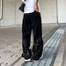 Men's Clothing High Street Summer New Paris Fashion Brand Loose Straight Ripped Jeans Ink Splash Personality Graffiti Handsome Men Thin Version_viptrois.com