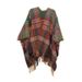 Sleeved tassel cape cape plus-size knitted cardigan ethnic cape woman_viptrois.com