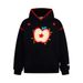 Creative Embroidery Hooded Sweatshirt Trendy Brand Unisex Color-Block Stitching Loose Casual Sports Pullover_viptrois.com