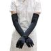 Extra Long Satin Stretch Colorful For Bride Party Cosplay Women's Wedding Dress Gloves_viptrois.com