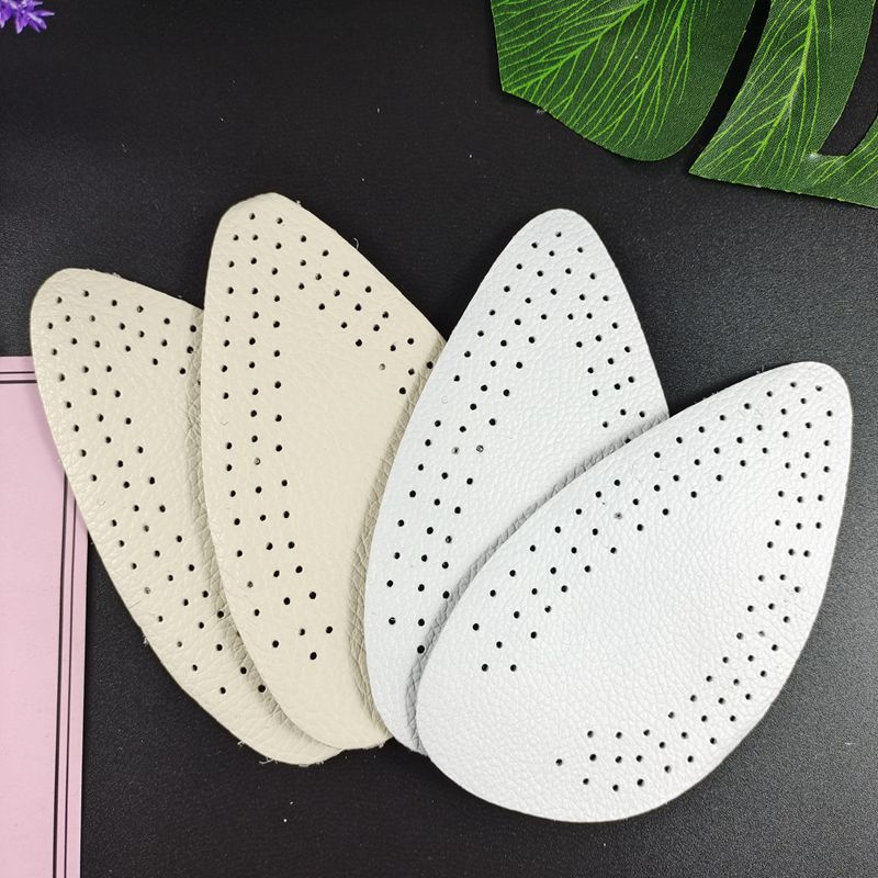Front Half Pad Forefoot Pad Anti Wear And Pain Proof Genuine Leather Cowhide Top Layer Pointed Deodorant Breathable Sweat Absorbent Latex Half Insole_viptrois.com