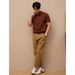 Men's Slim Fit Knit Polo Shirt Short Sleeve Business Casual T-Shirt With Turn-Down Collar_viptrois.com
