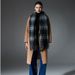 Unisex Blue plaid scarf shawl Warm scarf_viptrois.com