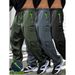 Men's Loose Fit Casual Work Pants – Trendy Straight Leg Trousers In Black, Tibetan Blue, Army Green & Dark Gray (S-XXXL_viptrois.com