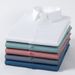 Premium Silk Blend Men's Dress Shirt - Wrinkle-Free Long Sleeve Business Shirt For Office & Formal Occasions_viptrois.com