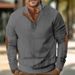 "Men's 3D Jacquard Pullover – Half-Zip Stand Collar (Lightweight, Textured Design)"_viptrois.com
