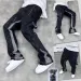2026 Trendy High Street Mens Jeans Loose Fit Straight Leg Casual Drag Trousers American Style Vintage Vibe Micro Flare 241225_viptrois.com