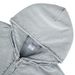 2026 Autumn Winter New Rivet Decorated Reverse Craft Solid Color Cardigan Fleece Lined Hooded_viptrois.com