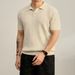 Men's Clothing Luxury Soft Ribbed Shirt Thin Wool Blend Summer Top Quality Fashion Clothing For Men_viptrois.com