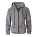 Men's Fleece-Lined Hooded Jacket – Winter Thermal Zip-Up Sweatshirt With Side Pockets (Black/Grey/Khaki, S-XXL)_viptrois.com
