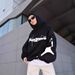 Men's Clothing Loose Hoodie Y2k Star Letter Printing Casual Trendy Design High Collar Top_viptrois.com