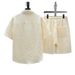 Summer Simple Suit For Men, Handsome And Stylish Short Sleeved Shirt And Shorts, A Set Of Plaid Thin Sports And Leisure Two Piece Suit_viptrois.com