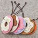 Bag Pendant Doughnut Bread Pendant, Car Pendant, Bag Pendant, Leather Pendant, Small Accessory_viptrois.com