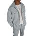Men's Casual Blazer & Straight Pants Set – Lightweight Stretch Cotton (S-3XL, Black/Grey/Burgundy/Khaki/Blue/Navy)_viptrois.com