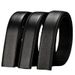 Men's Belt Automatic Headless Belt Head Layer Pattern Litchi Pattern Scratch Resistant 3.5CM_viptrois.com