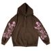 New Skull Hoodie Hip Hop Sweatshirt For Women Loose Street Style Zipper Cardigan Y2K Jacket_viptrois.com