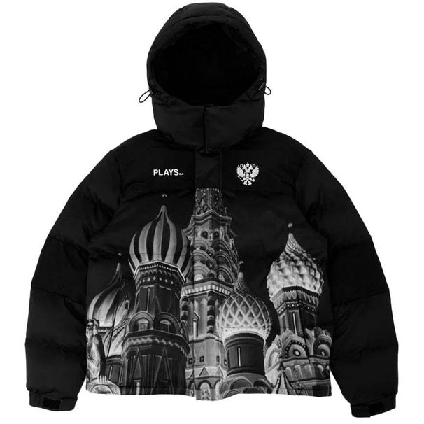 Cross-Border Autumn Winter New Double Hat Face Mask Cotton Jacket Street Style Russian Niche Design Warm Unisex Top_viptrois.com