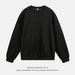 Nordmann Jacquard Texture Crew Neck Sweatshirt For Men, Autumn 420g Heavyweight Vintage Loose Fit Trendy Pullover Jacket Top_viptrois.com