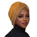 Women's Scarves New Heavy Duty Multi Layer Tassel Hat Baotou Hat Muslim Hat_viptrois.com
