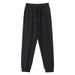 Men's Cotton Fleece Jogger Pants With Elastic Waistband, Slim Fit, Warm & Comfortable Casual Sweatpants For Everyday Wear_viptrois.com