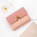 new l style long and short trifold wallet women's coin purse with box luxury bigname wallet for women_viptrois.com