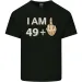 50th Birthday Funny Offensive 50 Year Old Mens Cotton T-Shirt Mens Womens Tees Top Tee Top_viptrois.com