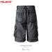men's and women's autumn and winter urban zipper two-way functional straight trousers changeable mid-pants multi-pocket jeans_viptrois.com