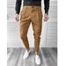 Man's clothing Double fold casual dress pants_viptrois.com