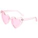 Men's Sunglasses Fashionable Hot Style Peach Heart Pc Sunglasses Ins Love Men And Women Sunglasses Anti Ultraviolet Glasses_viptrois.com