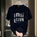 European High-End Heavyweight Men's Top Breathable Trendy Brand Soft Versatile T-Shirt Light Fashion Short Sleeve_viptrois.com