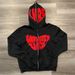 2025 European And American New Hot-selling Sweater, American Street Trend, English Printing, Men's And Women's Zipper Sweater 8_viptrois.com