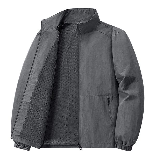 Simple Spring Autumn New Men's Jacket Outdoor Sports Loose Korean Style Casual Middle-aged And Elderly_viptrois.com