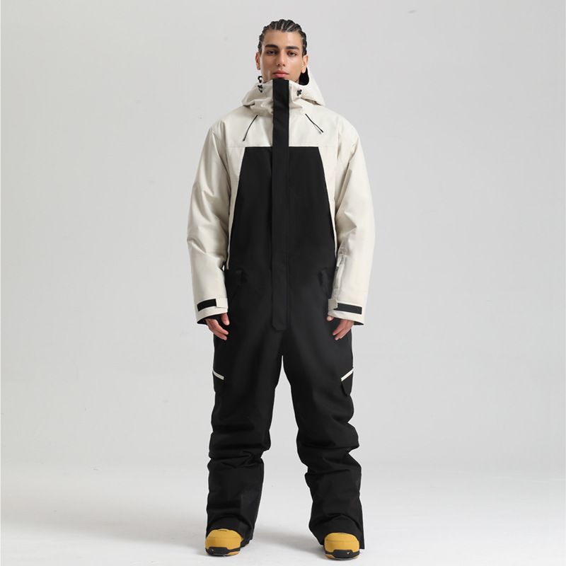 Men's Clothing Men's Ski Suit Windproof Waterproof Breathable Loose Thick Warm Single Board Professional One Piece New Ski Suit Men_viptrois.com