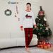 Christmas tree car plaid Christmas family print home clothing pajamas_viptrois.com