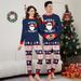 Christmas Santa Claus Snowflake letters Christmas Family suit printed homewear pajamas_viptrois.com