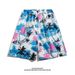 Men's Clothing Men's Beach Print Shorts Casual Sports Five Point Pants Summer Men's Loose Seaside Vacation Quick Drying Pants_viptrois.com