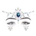 Halloween Edm Electronic Music Festival Face Stickers Eyebrow Stickers Diamond Resin Diamond Carnival Diamond Stickers Masquerade Face Decoration_viptrois.com