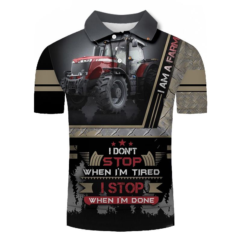 Polo Men's Shirt 3d Animal Print Summer Short Sleeve Street Fashion Cool Polo Shirt Men_viptrois.com