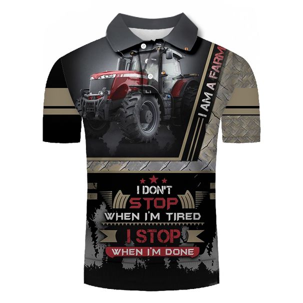 Polo Men's Shirt 3d Animal Print Summer Short Sleeve Street Fashion Cool Polo Shirt Men_viptrois.com