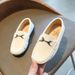 Kid's Clothing Boys And Girls' Moccasins Summer New Fashion Metal Buckle Shoes Soft Bottom Round Toe Slip-on Sports Shoes For Children_viptrois.com