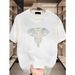 High End Pure Cotton New Short T-shirt Summer Versatile Half Sleeved Undershirt For Men's Bottoming Top Ins Loose Fit_viptrois.com