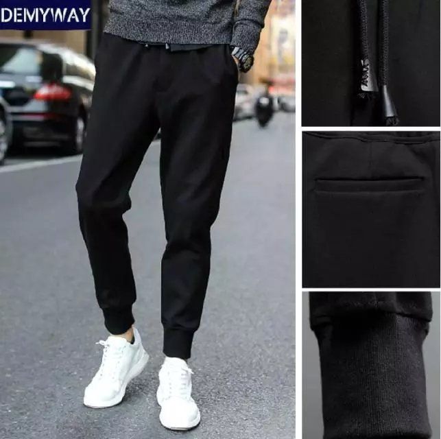 Men's Clothing Summer and spring pants men's trousers camouflage cuffs harem pants plus velvet thickened loose skinny pants sports men's casual pants_viptrois.com