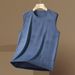 Men's Clothing Vest Summer Leisure Sports Breathable Round Neck Waistcoat New Sleeveless T Shirt Top Clothes Sweatshirt_viptrois.com