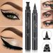 Gwong 3.5g Eyeliner Pen Double Head Waterproof Natural Extract Eyeliner Stamp Liquid Fast Drying Eyeliner Pen for Makeup_viptrois.com